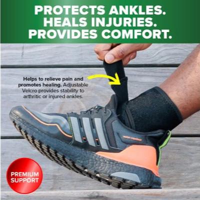 12PCE Ankle Supports Adjustable Flexible