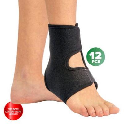 12PCE Ankle Supports Adjustable Flexible