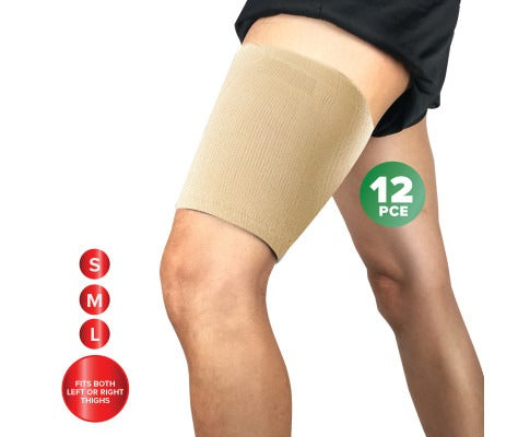 12PCE Elastic Compression Thigh Supports