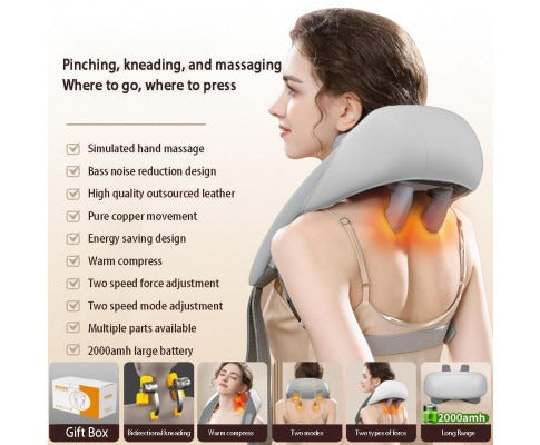 5D Deep Heat Neck & Shoulder Massager