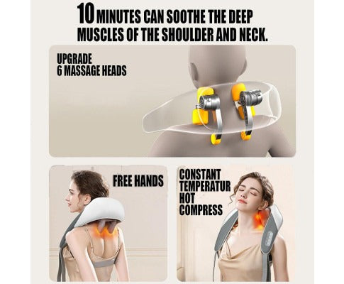 5D Deep Heat Neck & Shoulder Massager