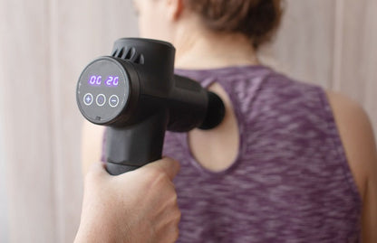 Professional Massage Gun - 30 Speeds/8 Heads - Touch Screen