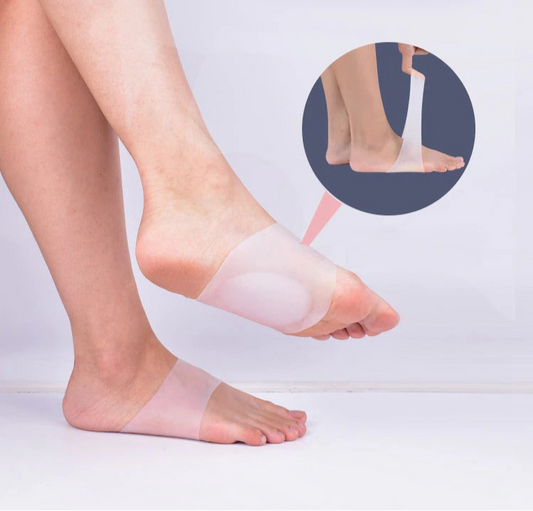 2 Pcs Foot Arch Support Flat Foot Insoles