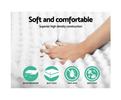 Egg Crate Memory Foam Mattress Topper