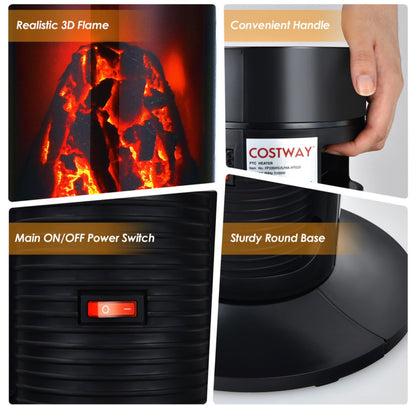 Ceramic Tower Heater 3D Flame 2000W