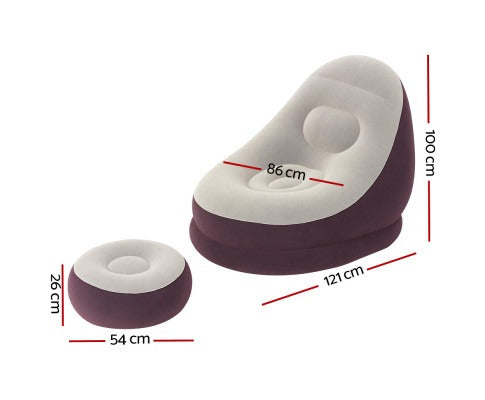 Inflatable Air Chair Seat Couch Lazy Sofa