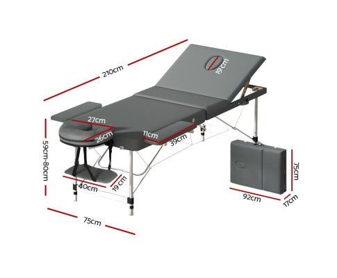 Premium Portable Aluminium Frame Massage Table