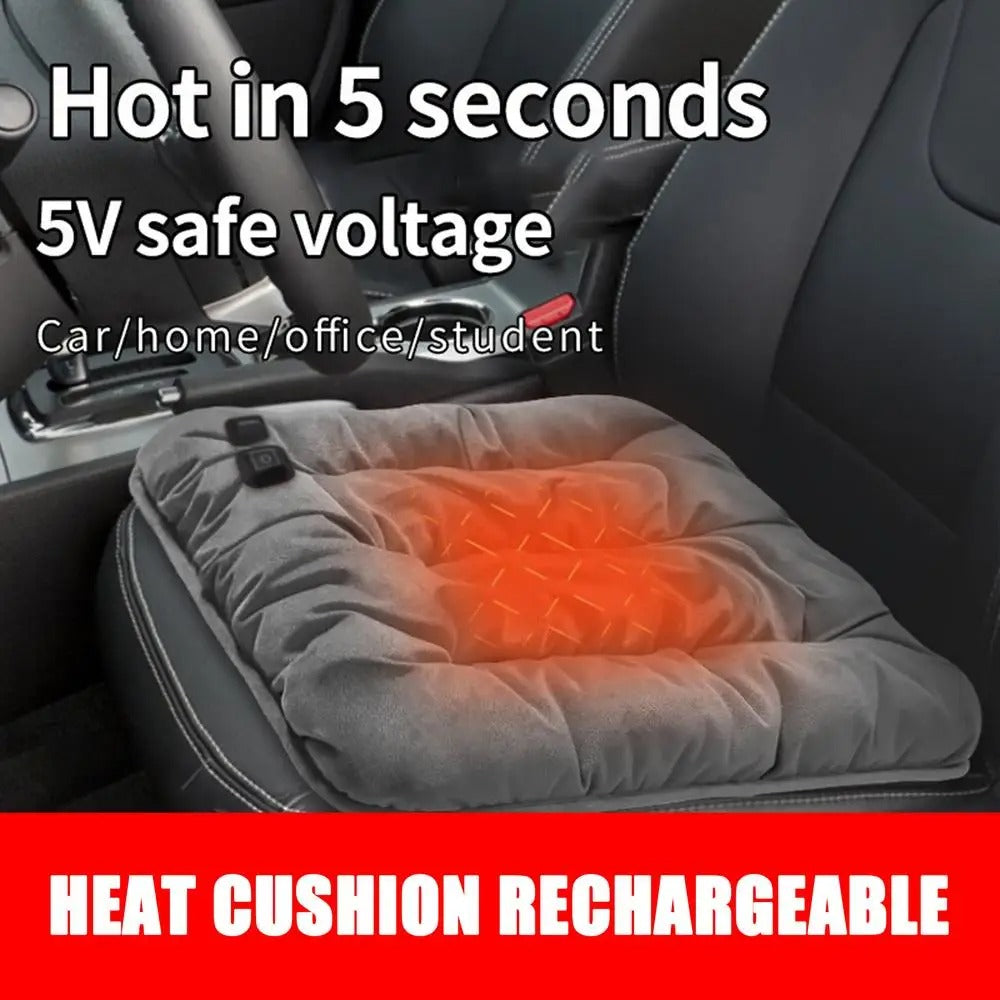 USB Rechargeable Heated Seat Cushion