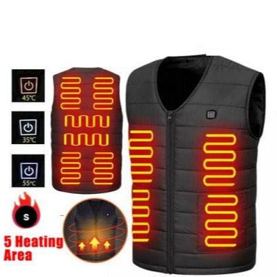 Unisex Electric Heated Vest: USB-Powered Thermal Jacket for Winter Warmth