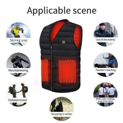 Unisex Electric Heated Vest: USB-Powered Thermal Jacket for Winter Warmth