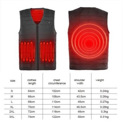 Unisex Electric Heated Vest: USB-Powered Thermal Jacket for Winter Warmth