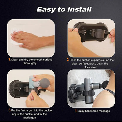 Universal Massage Gun Wall Suction Cup Bracket